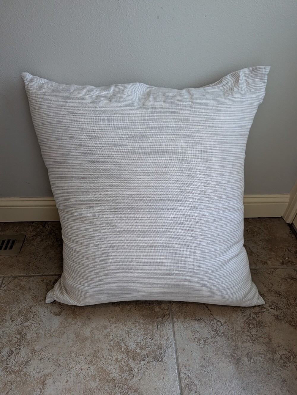 pair PINE CONE HILL striped linen euro sham